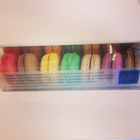 Gluten-free macarons from Financier Patisserie